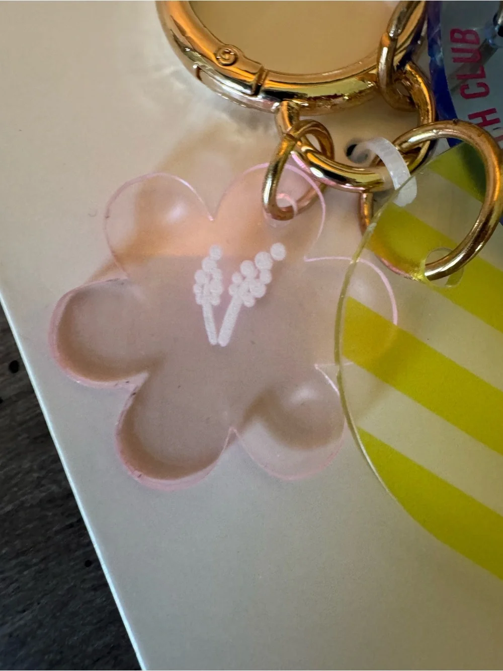 A New Day Miami Acrylic Keychain or Bag Charm